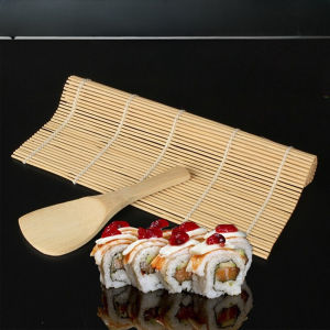 DIY Bamboo Sushi Maker Rolling Mat Sushi Tools Rice Rollers Kitchen Gadget Japanese Food Rice Roll Molds Cooking Accessories