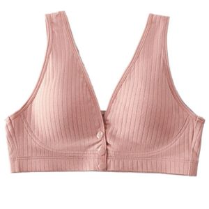MAOMEI Cotton nguyên chất Áo ngực ngủ cho con bú Thoải mái Ngoại cỡ Đồ lót nữ Thoáng khí Mềm Đồ lót bà bầu Nữ