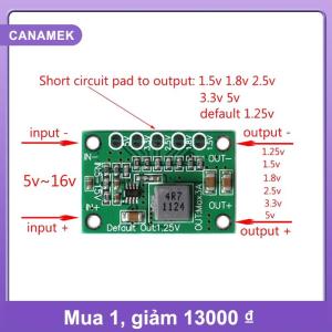 【CANAMEK】 DC điều chỉnh điện áp bước xuống mô-đun cung cấp điện 5-16V đến 1.25V 1.5V 1.8V 2.5V 3.3V 5V 3A
