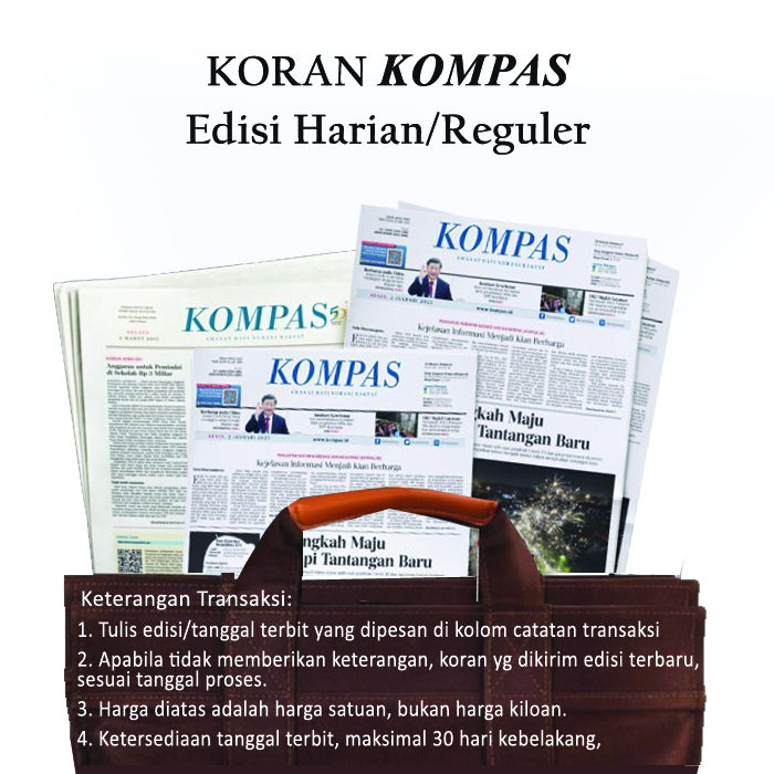 Koran Kompas Edisi Harian (Edisi Baru) | Lazada Indonesia