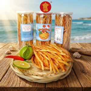 Khô Cá Thiều Que Tẩm Vị MEVINA Cá Khô Chế Biến Sẵn Đậm Đà Thơm Ngon Hũ 250Gr