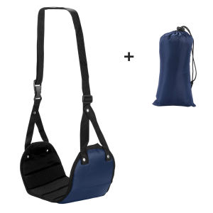 Comfy Hanger Travel Airplane Footrest Hammock Premium Memory Cotton Foot Resting Hammock for Travel Office Leg Hammock Camping