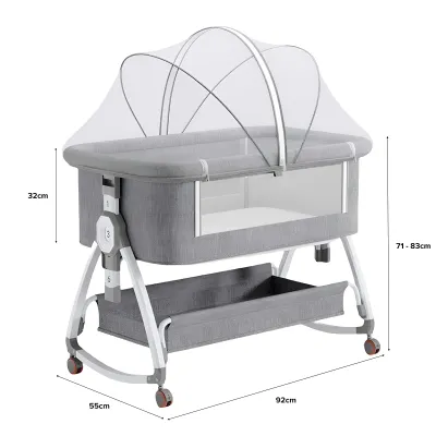 JIJI.SG Uorsin Newborn Baby Crib Foldable Multifunctional Baby Bed