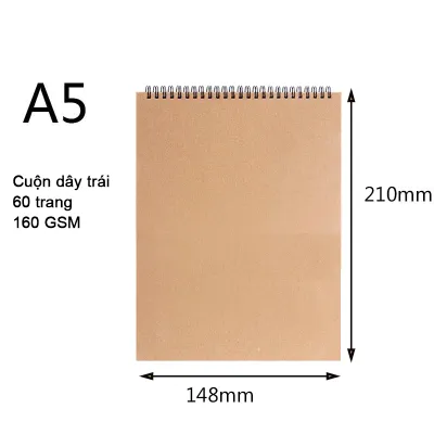 【Hàng tồn kho】Giấy Vẽ Phác Thảo Chuyên Nghiệp 160GSM Dày - Khổ A4/A5/8K/16K - Giấy Graffiti Nghệ Thuật Sketching