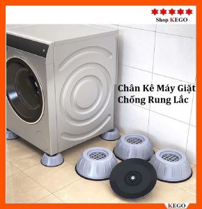Bộ 4 Chân Kê Máy Giặt Chân Tủ LạnhChống Rung Chống Ồn Chống Rò Rỉ Cao Cấp