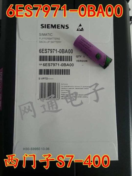 ใหม่1ชิ้น♘ จัดส่งฟรี Siemens S7-400 PLC แบตเตอรี่ลิเธียม6ES7971-0BA00 3 ...