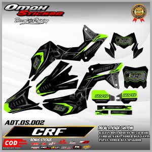 DECAL STIKER CRF L 150 FULL BODY CUSTOM. BISA  GANTI NO DAN NAMA DESAIN. ADT.002