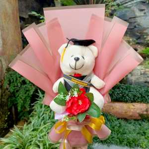 buket boneka / buket boneka wisuda / buket boneka ulang tahun / buket boneka polos / buket kelulusan / buket hadiah / buket graduation