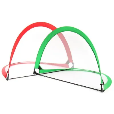 Soccer Football Goal Net Folding Black Training Goal Net Tent Kids Indoor Outdoor Play