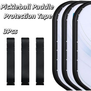SERAPHYXO 3Pcs PU Pickleball Paddle Protection Tape DIY Thickened Paddle Head Edge Guard Racket Edge Protector No Wrinkling Racquet Protective Sticker Pickleballs Paddles Accessories