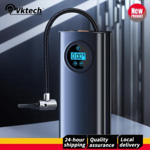 【Free Shipping】 Car Tyre Inflator Rechargeable High Precision Portable Air Pump with Digital Pressure Gauge for Car Motorcycle Bike Ball