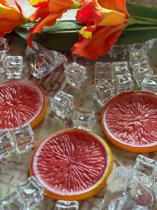 #grapefruit #เกรปฟรุต (ราคาต่อ1 ชิ้น) วัสดุผลิตจากพลาสติก แข็งแรงทนทาน