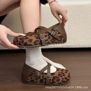 [Free Shipping] WomenS Inner-Heightening Closed-Toe Slip-On Sandals For Outdoor Wear 2026 Spring Thick-Soled Casual Slip-On Loafers