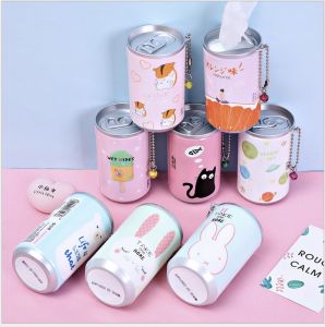 ALIA Tissue Basah Kaleng Isi 30 lembar Karakter Lucu Portable