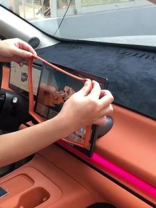Kail For Leapmotor C10 C16 C11 B10 B01 Car Center Console Protection Cover Screen Silicone Frame Case Accessories Supplies K7M2P