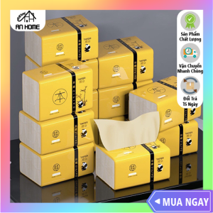 [HÀNG CHUẨN LOẠI 1] Khăn Giấy Ăn Gấu Trúc Than Tre Hoạt Tính Sipiao Siêu Dai Siêu Mềm Thấm Nước Tốt