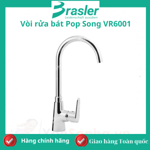 Vòi chậu rửa chén bát nóng lạnh Pop Song VR6001-chính hãngbảo hành 3 năm