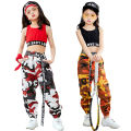 Lolanta Kids Girls Hip Hop Street Dance Solo Clothes Crop Top Vest Or Pants Children's Jogger Sport Pants Rock Style Jazz Performance Wear 4-16 Years. 