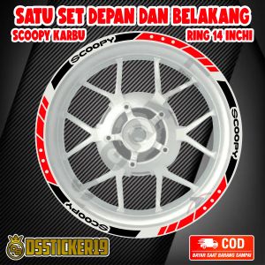 sticker cutting pelek scoopy stiker velg scoopy ring 14 scoopy karbu