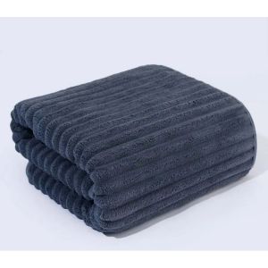 Coral Stripe THICK Cloud Soft Superb Absorbent Towel 140 x 70cm
