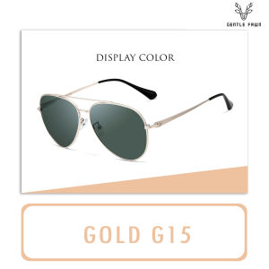Gentle Fawn Sunglasses Kacamata Hitam Polarized Aviator Metal Trendy Anti UV400 8259