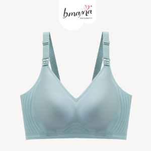 Bmama BR811 Cooling Silk Seamless Nursing Bra B-C Cup Wireless Maternity & Breastfeeding Bra Breathable Sleep Bra