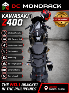 KAWASAKI Z400 Z 400 Z 500 Z500 TOPBOX BRACKET HEAVY DUTY LIFETIME WARRANTY DOUBLE POWDER COATED LAZER CUT PLATED