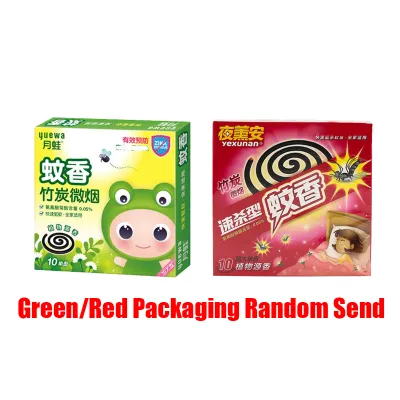 Mosquito Repellent Coil Incense 1Box/10Pcs Plant Fragrance Type Insect Repellent Sticks Natural Herbs Healthy Home Mosquito Killer