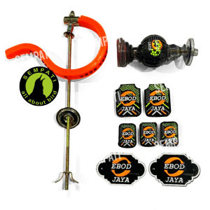 SEMPATI Aksesoris Sangkar Kandang Burung Kotak Ebod Jaya Fullset Variasi Gantungan Pion Emblem Stopper Logo Ebod Jaya Aksesoris Sangkar Kenari Lovebird Murai Kotak