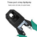 【COD/Original】Network Tool Kit Lan Cable Tester And Crimping Crimper Plier RJ45. 