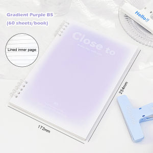 สมุดบันทึก B5 A5สมุดบันทึกการไดอารี่น่ารัก60แผ่นสมุดบันทึกน่ารักเครื่องเขียนเกาหลีอุปกรณ์การเรียน