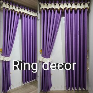 Gorden jendela blackout prin mas poni tempel murah bahan impor semokring 12 lubang 6 gelembung