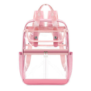 Clear Backpack for School & Concert PVC Waterproof Transparent Bag Large Capacity See-Through Bag