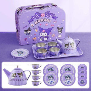 Đồ chơi tiệc trà bánh KUROMI tặng sticker dán móng Kuromi