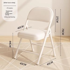 EC.SG Ready Stock Folding Chair Dining Chair Office Chair Computer Chair Conference Chair Backrest Chair Training Chair