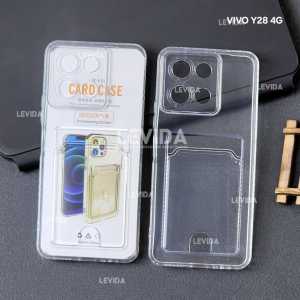 Vivo Y28 4G Case Slot Kartu / Card Case Bening