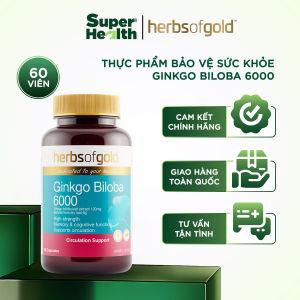 Thực phẩm bảo vệ sức khoẻ Herbs of Gold Ginkgo Biloba 6000