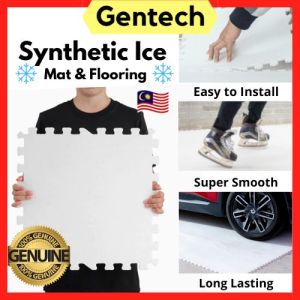 (Ready Stock) Synthetic Ice Rink Mats Ice Mat Ice Skate Figure Skating Ice Hockey Training Mats Equipment Indoor Rink Floorings Ice Floor Mat Skate Easy assembly tile