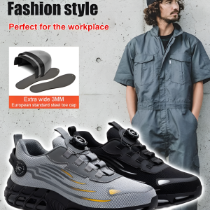 Knob anti-smash puncture-proof safety shoes Safety labor protection shoes Antismashing and tripping knob safety shoes