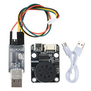 diymore DC 3.3-5V MP3 Voice Playback Module Uart Serial Port Control Intelligent Voice Broadcast Compatible With Electronic Building Block Music SP5T Type C
