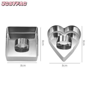JCSYFAC 1 cái khuôn bánh inox Khuôn Sushi hoạt hình bánh mousse Tự làm khuôn ép bóng gạo phụ kiện nhà bếp hộp cơm trưa sáng tạo