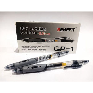(1PAK ISI 12PCS)BENEFIT BALLPOINT KLIK GEL GP-1 BLACK