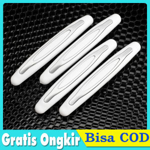 4pcs/set door guard karet pelindung pintu mobil car door protector anti benturan lecet emblem/sticker mobil aksesoris untunk wish vios avanza city brio crv focus hond toyota nissan suzuki dll