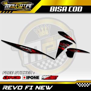STRIPING VARIASI HONDA REVO FI NEW / STICKER LIST MOTOR HONDA REVO FI NEW