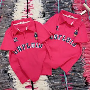 Áo thun dáng ôm nữ Po Lô in nổi ( Pô Lô UNFLUID )