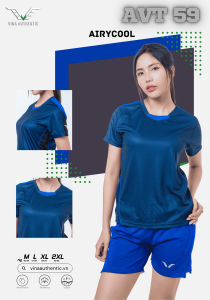 Áo thun nữ AVT59 chất vải mềm mỏng mịn thoáng mát thấm mồ hôi tốt form chuẩn thời trang thi đấu