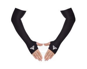 SEPASANG handsock manset mangset tangan lengan panjang lubang jempol Sepeda pelindung deker outdoor