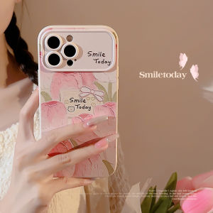Pink Tulip Flowers IPhone 15 15plus 15pro 15promax 14 14plus 14pro 14promax 13Pro/12Promax Phone Case for 11 11 Pro 11 Pro Max X Xs Xr Xs Max 7 8 Plus Soft Shell