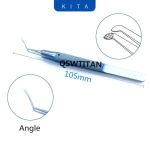 Ultrata Style Capsulorhexis Forcep Titanium Round Handle Ophthalmic  instruments 105mm Eye Instrument