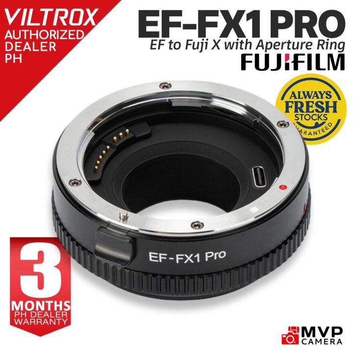 VILTROX EF-FX1 PRO AF Autofocus Adapter Aperture Ring Canon EF EFS